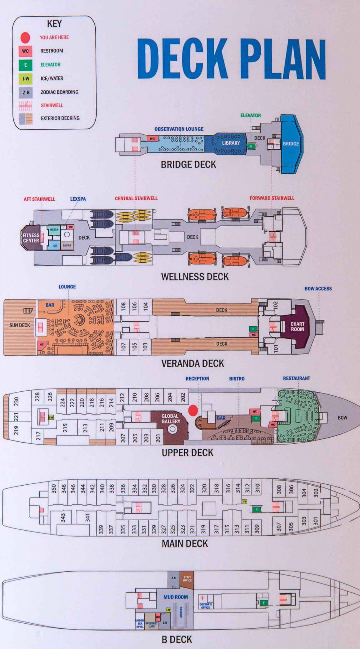 Deck plan