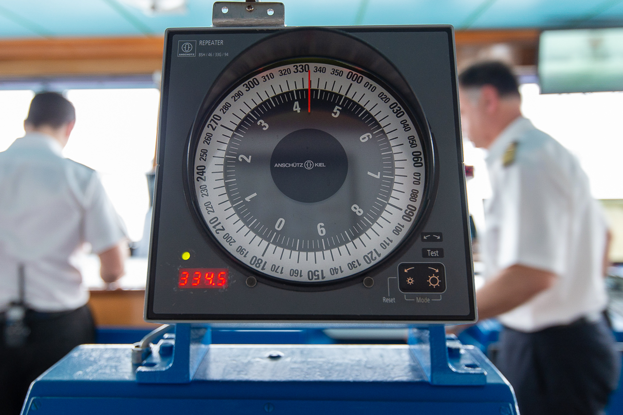 Modern-day ship's steering